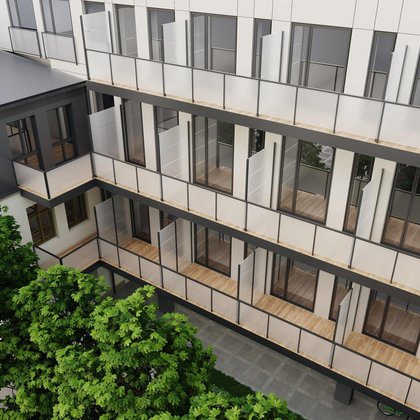 "Pietryna 40" - wizualizacja , materiały inwestora