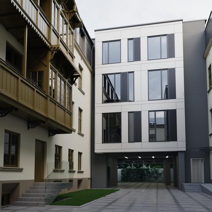 "Pietryna 40" - wizualizacja , materiały inwestora